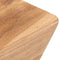 vidaXL - Salontafel - V-vormig - 66x66x30 - cm - massief - acaciahout