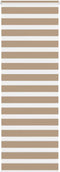 vidaXL - Zebra - Blind - 80x230 - cm - stofbreedte - 75,9 - cm - polyester - zandbruin