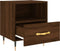 vidaXL - Nachtkastjes - 2 - st - 40x35x47,5 - cm - bewerkt - hout - bruin - eikenkleur