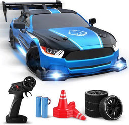 NAPI Drift King - Bestuurbare RC Auto - 15 km/h - 2 Accu’s - LED Verlichting