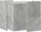vidaXL - Kattenbakkast - 53x53x51 - cm - bewerkt - hout - betongrijs
