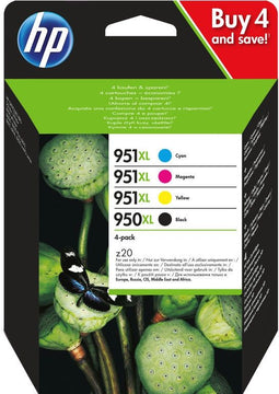 HP 950XL/951XL - Inktcartridge - 1.500 pagina's - Cyaan Geel Magenta Zwart (1 pack)