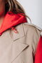 Colourful Rebel Yentl - Combined Trench Bomber Jacket - Oversized - Maat L