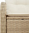 vidaXL - 2-zits - ligbank - met - kussens - - - Beige - poly - rattan