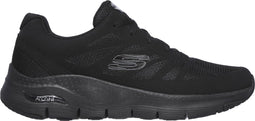 Skechers Arch Fit - Charge Back Heren Sneakers - Ondersteunend comfort - Black - Maat 45