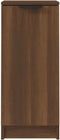 vidaXL - Dressoirs - 2 - st - 30x30x70 - cm - bewerkt - hout - wit