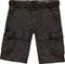 Cars Jeans ADURRAS - Cargo Short - Met ceintuur - Zwart - Maat XXL