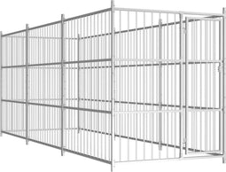 vidaXL - Hondenkennel - voor - buiten - 450x150x185 - cm
