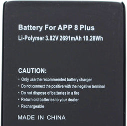 Batterij geschikt voor Apple iPhone 8 Plus, iPhone 8+, 616-00367 batterij, 3,8 volt 2690mAh