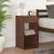 vidaXL - Nachtkastje - met - lade - 35x34x66,5 - cm - bruin - eikenkleurig
