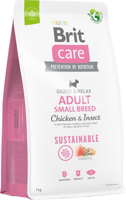 Brit Care Dog Sustainable Adult Small Breed Kip - Hondenvoer - 7 kg