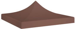 vidaXL - Partytentdak 270 g/m² - 3x3 m UV- en waterbestendig - bruin