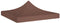 vidaXL - Partytentdak 270 g/m² - 3x3 m UV- en waterbestendig - bruin