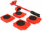 Hi Meubeltransportwielen set - met meubelheffer - Rood