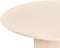 NEWELL - Ronde eettafel - Lichtbeige - 120 cm - Hout