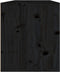 vidaXL - Wandkasten - 2 - st - 45x30x35 - cm - massief - grenenhout - zwart