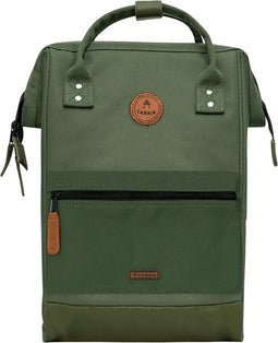 Cabaia laptoprugzak / Rugtas / Schooltas - 13 inch - Adventurer Medium - Seoul - Groen