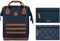 Cabaia laptoprugzak / Rugtas / Schooltas - 13 inch - Adventurer Medium - Chicago - Blauw
