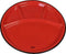 CABANAZ - bord, keramiek, FONDUE PLATE, rood