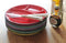 CABANAZ - bord, keramiek, FONDUE PLATE, rood