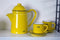 CABANAZ - kan, keramiek, TEA/COFFEE POT, 600 ml, geel