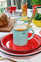 CABANAZ - mok, keramiek, TEA/COFFEE MUG, 250 ml, blauw