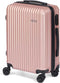 Cabine handbagage reis trolley koffer Alcatraz - zwenkwielen - 57 x 38 x 23 cm - 48 liter - roze - cijferslot - dubbel hengsel