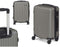 Cabine handbagage reis trolley koffer Alcatraz - zwenkwielen - 57 x 38 x 23 cm - 48 liter - antraciet - cijferslot - dubbel hengsel