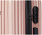 Cabine handbagage reis trolley koffer Alcatraz - zwenkwielen - 57 x 38 x 23 cm - 48 liter - roze - cijferslot - dubbel hengsel