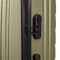 Cabine handbagage reis trolley koffer Pyramid - zwenkwielen - 57 x 38 x 23 cm - 48 liter - groen - cijferslot - dubbel hengsel