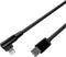Cable Expert Haakse 8-pins laad- & datakabel, 0.2 m, zwart voor gimbals, lightning naar usb-c