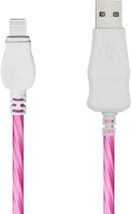 CABLE LED USB TO LIGHTNING PURPLE