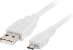 Cable Micro USB Lanberg White