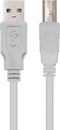 Cable Micro USB NANOCABLE CABLE USB 2.0 IMPRESORA, TIPO A/M-B/M, BEIGE, 1.0 M Beige 1 m