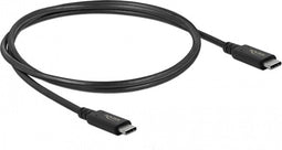 Cable USB C DELOCK 86979 Black 80 cm