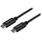 Cable USB C Startech USB2CC1M USB C Black