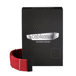 CableMod C-Series PRO ModMesh Cable Kit for Corsair AXi/HXi/RM (Yellow Label) - red