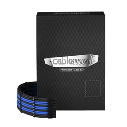 CableMod C-Series PRO ModMesh Cable Kit for RMi/RMx/RM (Black Label) - black/blue