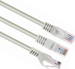 Cablexpert Netwerkkabel/Internetkabel 10 meter CAT6 UTP RJ45 - Grijs