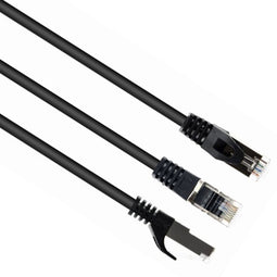 CablExpert PP6-0.5M/BK - Netwerkkabel, FTP Cat6, zwart