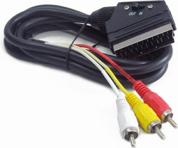 Cablexpert SCART/3 x RCA 1,8 m SCART (21-pin) Zwart