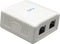 Cablexpert UTP CAT6 Opbouwdoos - 2x RJ45 - Wit