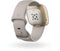 Fitbit Sense - Smartwatch - Stressmeting en huidtemperatuur - Goud (Beige Wit)