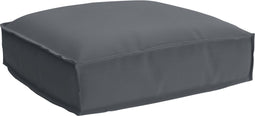 vidaXL - Ligbedkussen - voor - Zitplek - Anthraciet - 50x50x12 - cm - Oxford - Stof