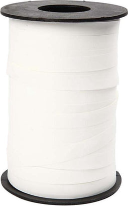 Cadeaulint, b: 10 mm, 250 m, wit