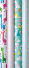 Cadeaupapier Baby - set van 3 rollen assorti - Inpakpapier - geschenkpapier - Baby