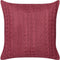 CADETIA - Sierkussen set van 2 - Bordeauxrood - 45 x 45 cm - Katoen