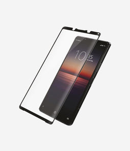 PanzerGlass Case Friendly Gehard Glas Ultra-Clear Screenprotector voor Sony Xperia 1 II - Zwart