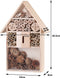 Cadoca Insectenhotel nestkastje 48x31x10cm