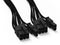 be quiet! CP-6620 - PCIe stroomkabel 2x 8-pins - 0.60 m - Zwart